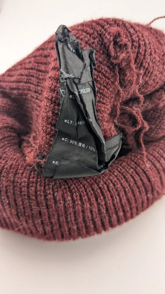 Sombrero Burton Trope Bnie para niños granate dorado Pom 10528 esquí snowboard Foto 4 de 4