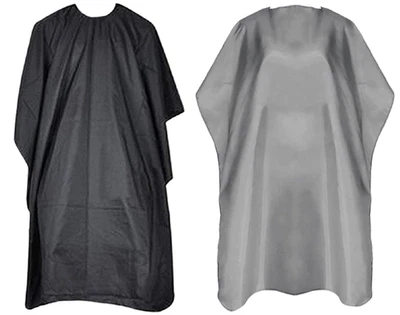 JONES & CO. Hairdressing Cape Salon Hairdresser Barber Hair Cutting Dye Black/Grey 140X90cm