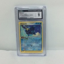 Pokémon TCG Sharpedo EX Ruby and Sapphire 22/109 Regular Rare CGC 9 Mint on eBay