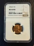 1956-D Lincoln Wheat Cent Penny NGC MS66 RD - Gem Brilliant Uncirculated - Red