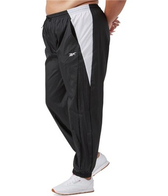 Reebok Logo, Woven Athletic Pants White 4X / 29L