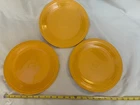 Lot of 3 Vintage Yellow Fiestaware Plates – 9.5 inches