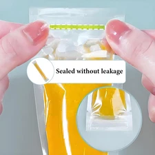 100pcs Disposable Ice POP Mold Bags For DIY Popsicle Freezer Bags for Kids He...