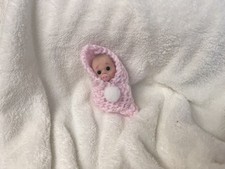 mini bundle baby polymer Clay Art Doll,dollhouse,gift, collector,ooak,artist