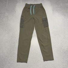 Lululemon Cargo High-Rise Hiking Pants Women Size 4 Green Jasper Blue Jogger