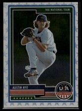 2023 Panini Stars & Stripes USA Baseball #13 Austin Nye White #/99 SN