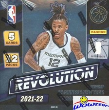 2021/22 Panini Revolution Chinese Basketball EXCLUSIVE Factory Sealed Box!