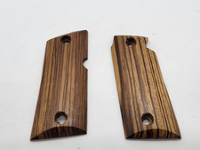 Zebrawood grips for Colt Mustang "POCKETLITE" 380 ACP pistol "READ ALL"