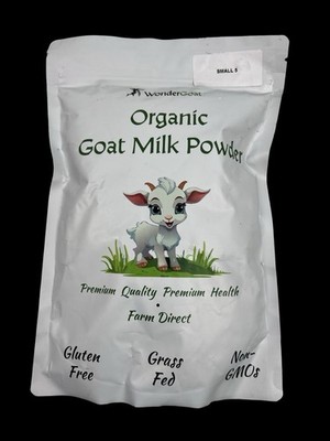 WonderGoat Organic Goat Milk Powder 1 Pound Bag EXP 12/26