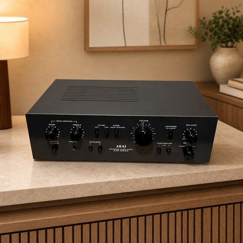AKAI AM-2200 Rare Vintage Stereo Amplifier Warranty Tested Hi-Fi Serviced