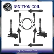 Ignition Coil and Spark Plug Wire Kit For 01~03 Mazda Protege 02~03 Protege5