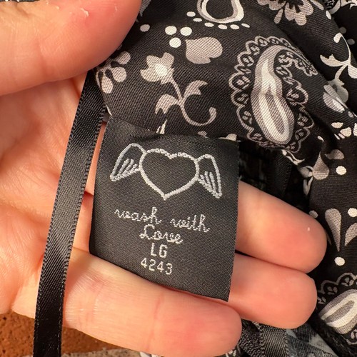 NWT Hot Topic Hell Bunny Black Skully Bandana Mini Dress Sz L - Picture 10 of 10