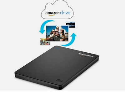 Seagate Duet Cloud-Syncing 1 TB Amazon Drive External Hard Drive SRD00F1 - Black