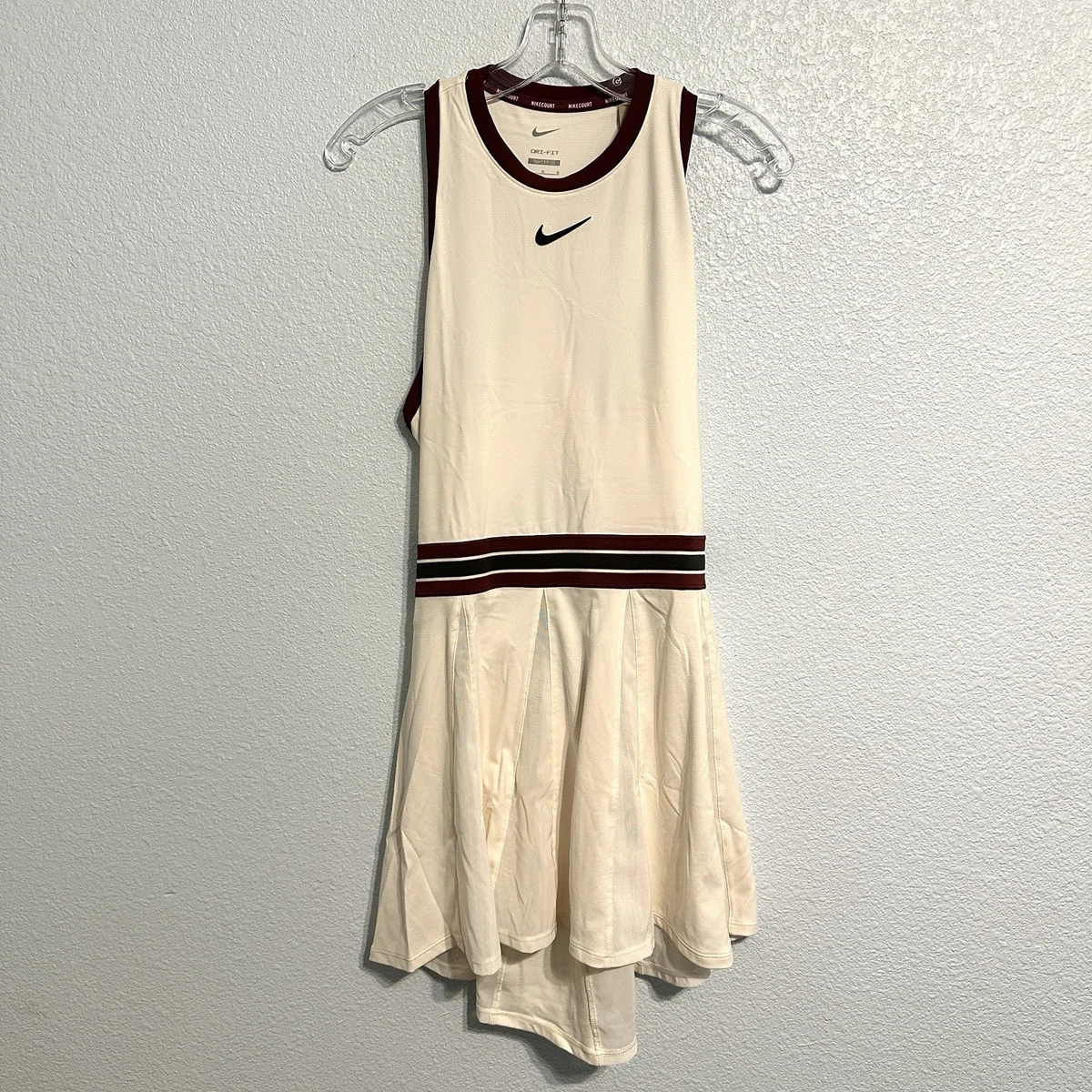 chinese dress ladies Nike Womens Court Slam Dri-FIT Dress - Thunder Blue/White