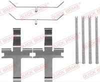 ZubehöRkit, Scheibenbremsbelag Quick Brake 109-1819 FüR Toyota
