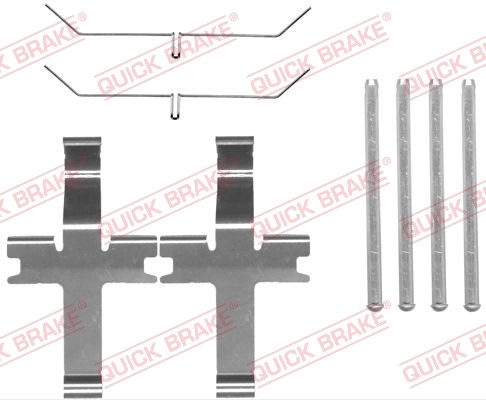 ZubehöRkit, Scheibenbremsbelag Quick Brake 109-1819 FüR Toyota-image