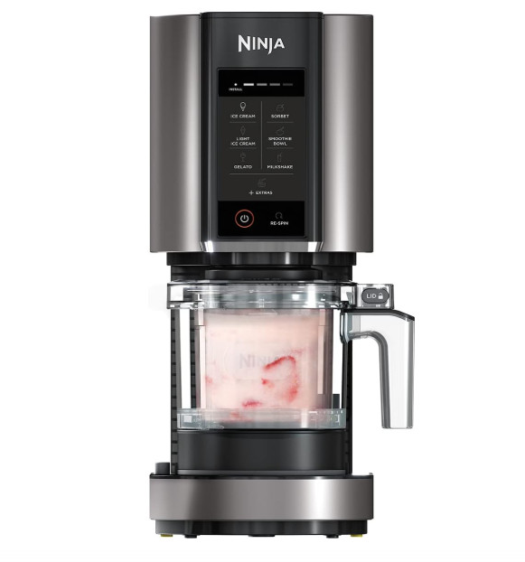 Ninja CREAMi Eismaschine & Dessertmaschine mit 3 Behältern, 7 in 1, NC300EU 1,4L