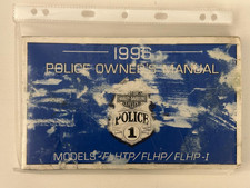 ORIGINAL !!! Police Owner's Manual Harley-Davidson mod. FLHTP/FLHP/FLHP-I