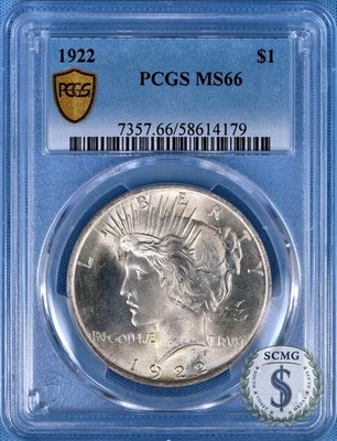 1922 Uncirculated Peace Dollars for sale | eBay