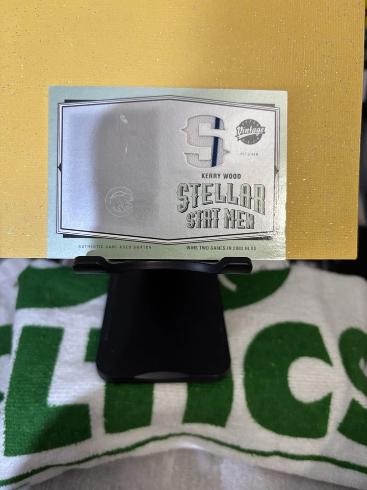 2004 Upper Deck Vintage - Stellar Stat Men Kerry Wood #SSM-11 (MEM) - Image 2 of 4