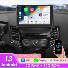 For Ford Fiesta 2009-2017 Android 14 Screen Car Radio GPS Stereo Carplay +Camera