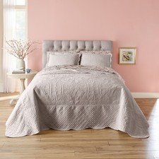 BrylaneHome Lily Damask Bedspread Bedding Collection