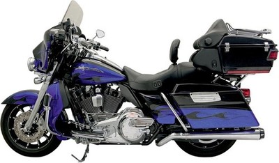Bassani Manufacturing Pseudo Linke Seite Megaphone Schalldämpfer - Chrom 1F49R