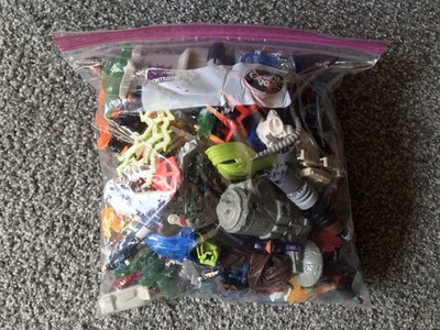 Lego & Misc  Bag Of Pieces 1 Lb & 15oz  Good Used Condition