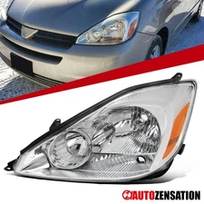 1PC Fit 2004-2005 Toyota Sienna Halogen Headlight Left Driver Side Head Lamp