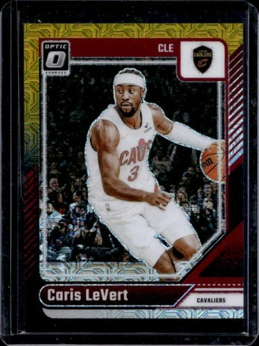 2024-25 Panini Donruss Optic Caris LeVert Choice Black Gold Prizm #/8 Cavaliers