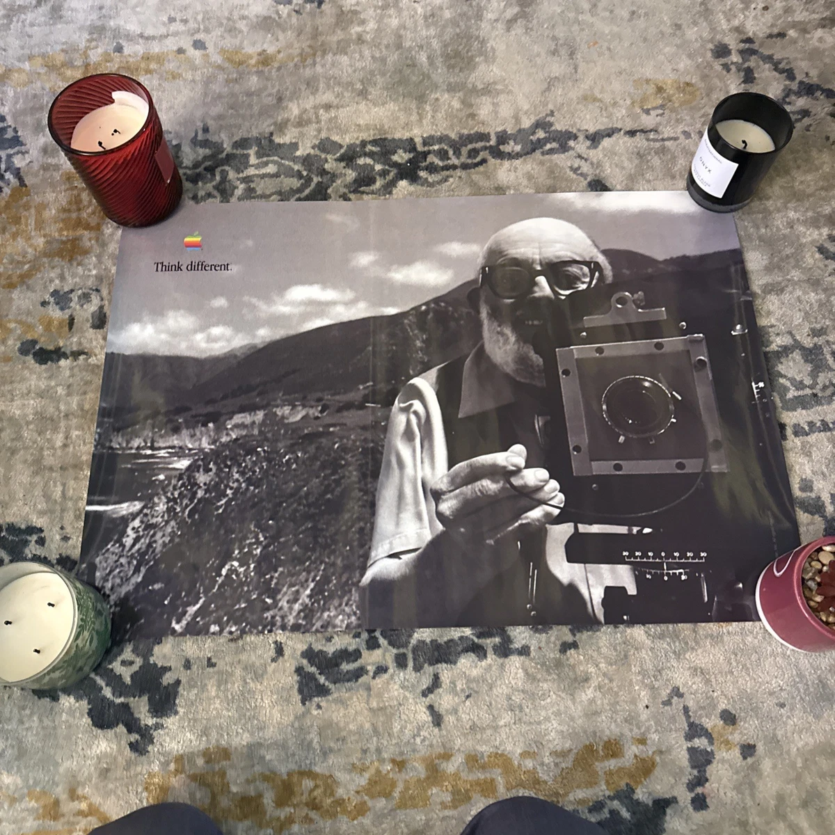 Original 1998 Apple Computer Think Different Poster Ansel Adams 24