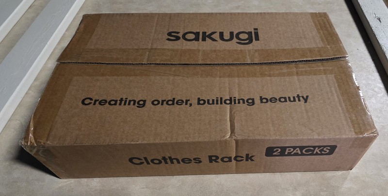 Saguki Pipe Clothing Rack - 37.5" Clothing Racks for Hanging Clothes with...