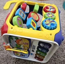 VTech Sort and Discover Activity Cube, Learning Toy for Baby Toddler Read