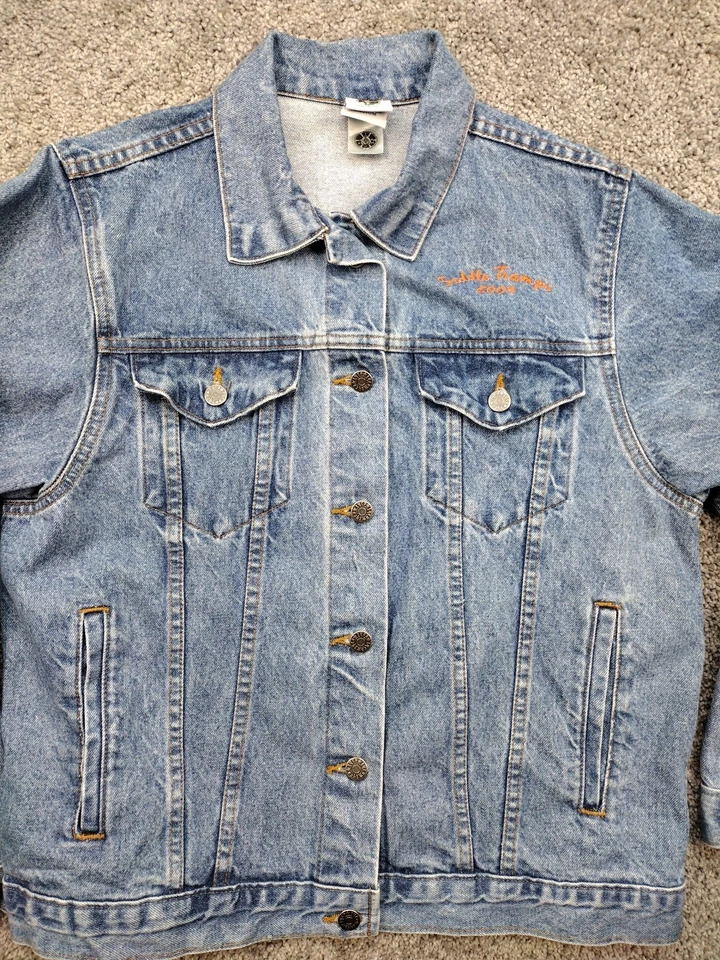 Vtg Cowboy by Choice “Cowgirl By Choice Gotta Ride” Denim Jacket Western Sz M - Image 3 of 4