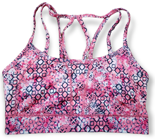 Gaiam Sport BH Damen klein rosa Träger Yoga Stretch Sport Training Fitness