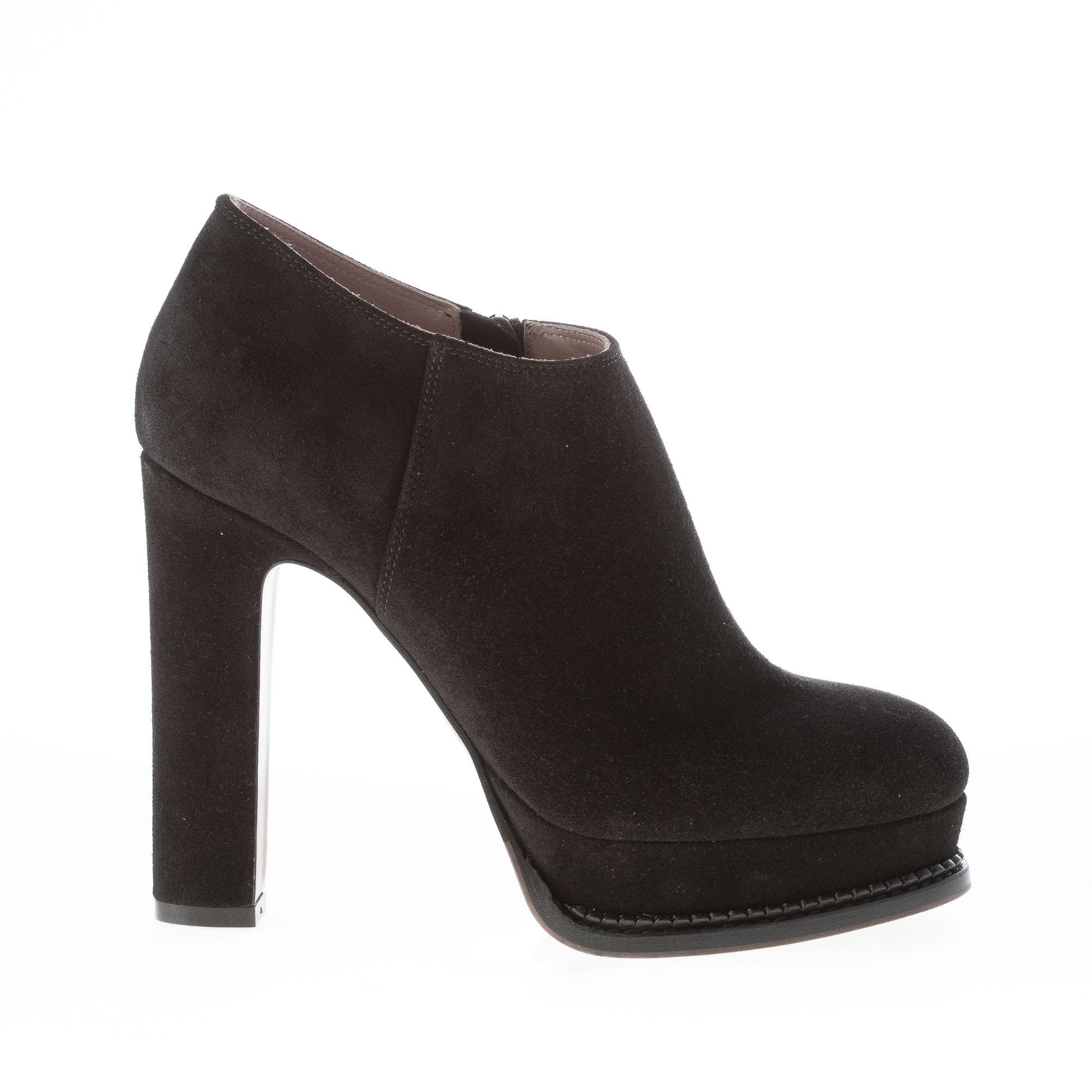 L'AUTRE CHOSE CHOSE CHOSE shoes femme Black suede leather ankle boot with zip LDF007 2d486d L'AUTRE CHOSE CHOSE CHOSE shoes femme Black suede leather ankle boot with zip LDF007 2d486d