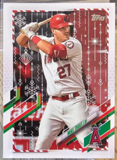 2021 Topps Holiday Mike Trout #HW27 Los Angeles Angels