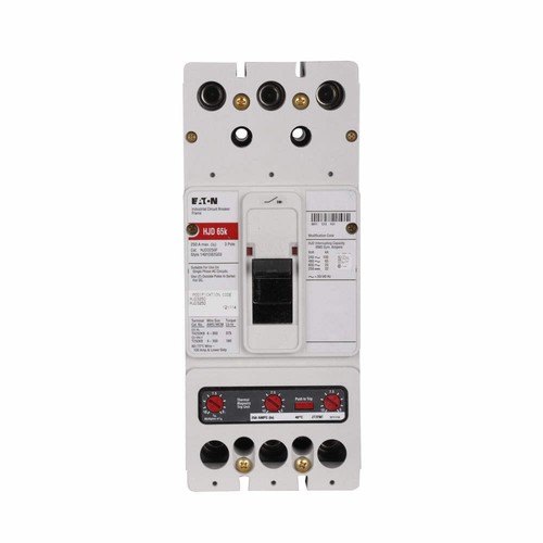JD3250 - Cutler Hammer Free Standing 600V 250A 3 pole circuit breaker 35kA@480V - 第 2/4 張圖片