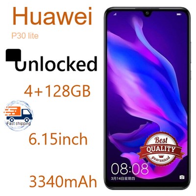 New Unlocked Huawei P30 Lite 4+128GB Global Version 3340mAh - Free Shipping