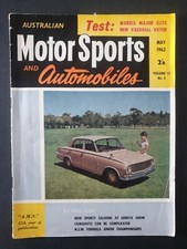 AUSTRALIAN MOTOR SPORTS AND AUTOMOBILES MAGAZINE - Volume 17 No.5 May 1962