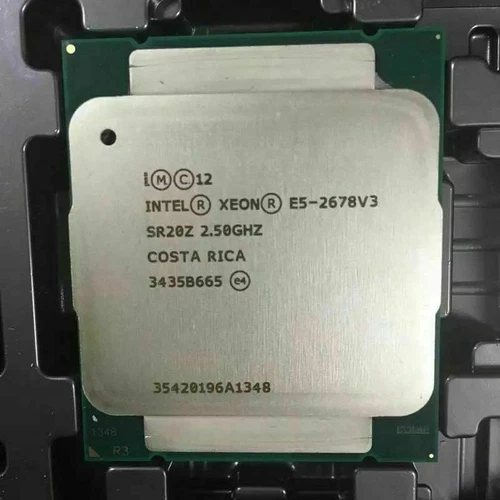 Intel Xeon E5-2678 V3 SR20Z 2.5GHz 12Core 120W 30MB LGA2011-3 CPU Processor - Picture 1 of 1