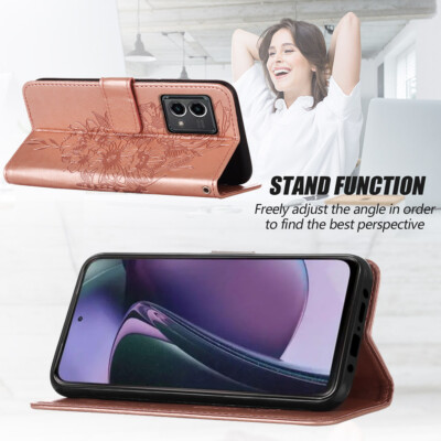#ad HOT For MOTO G Power 2024 Edge 30 Butterfly Flip Card Wallet Leather Case Cover $9.10
