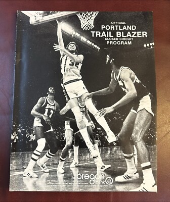 Bill Walton cvr 1977-78 Portland Trail Blazers Closed Circuit Program NBA Champs
