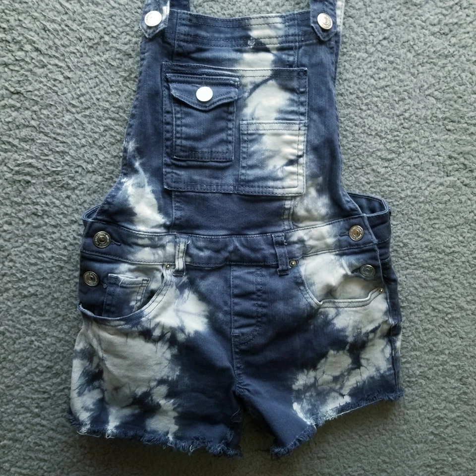 Pantalones cortos Almost Famous para mujer 5 29" azul alto 28,25" 3" 8" Foto 2 de 4