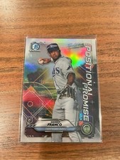 Wander Franco 2021 Topps Bowman Chrome Positional Promise Refractor Rookie NRMT+