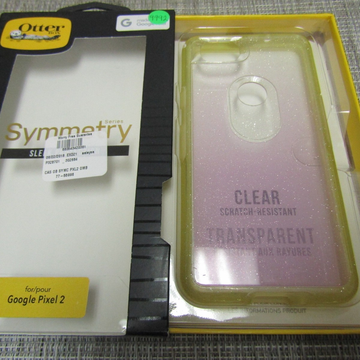 OTTERBOX SYMMETRY SERIES FOR GOOGLE PIXEL 2, GLITTER, PLEASE READ!! 9992