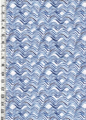 Nautical-Tropical - By the Sea -Rippling Waves -05172-Blue & White -By ...