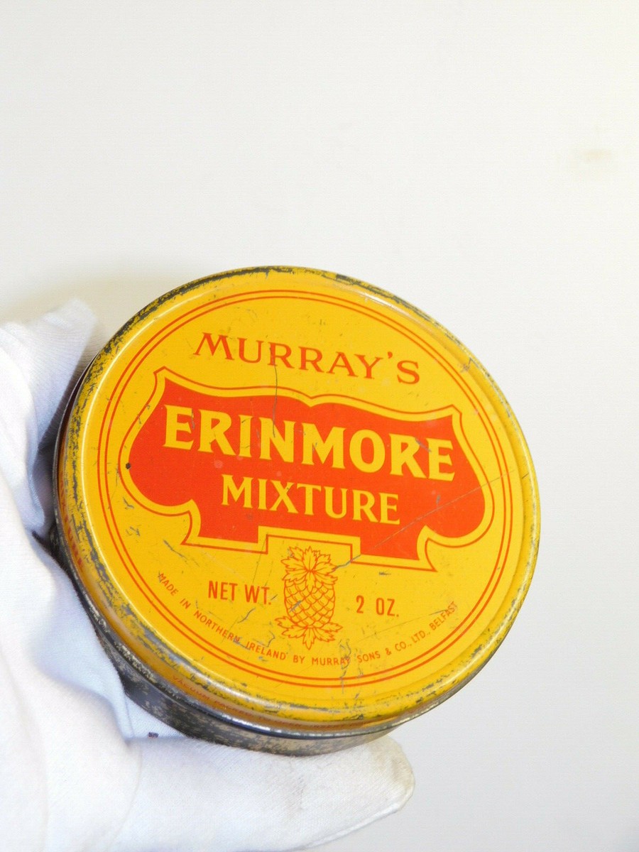 COLLECTABLES TOBACCIANA TOBACCO TIN MURRAY'S ERINMORE MIXTURE NET WT 2 OZ  TIN