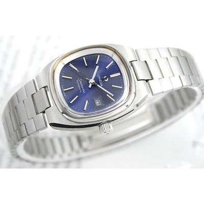 Vintage Omega Seamaster T Automatic Day SR Blue Custom Dial 684 Cal Womens  Watch | eBay