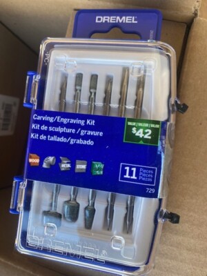 Dremel Carving Engraving Accessory Micro Kit Set Compact Standard (11-Pieces)